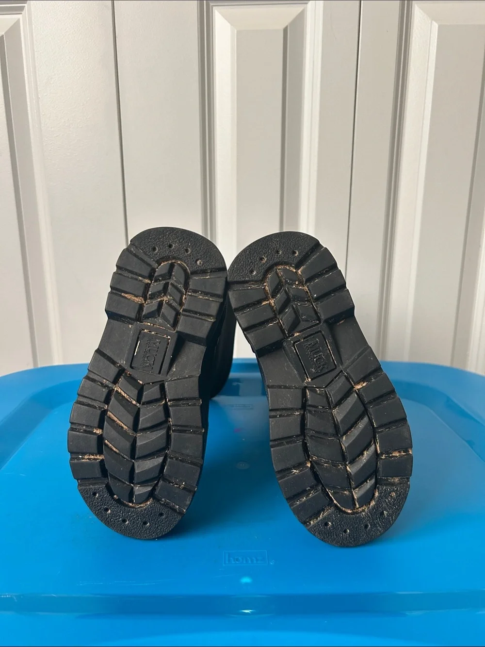 Kids Black Waterproof Rain & Snow Boots with Easy Pull Tabs